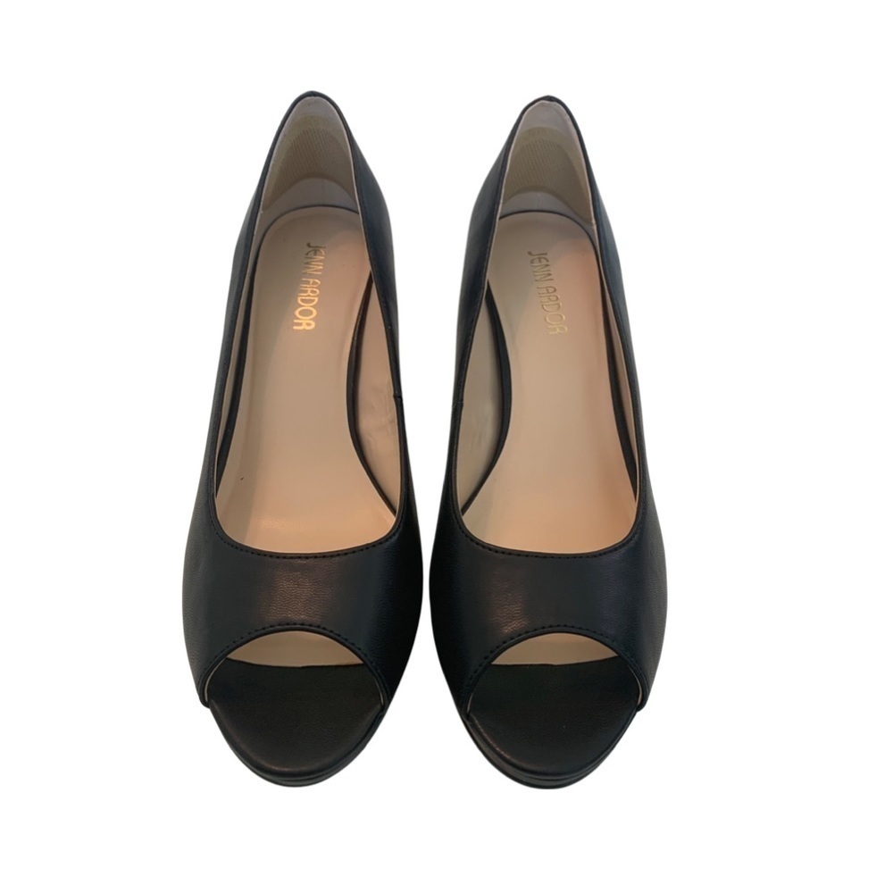 Jenn Ardor Open-toed Heels Black Size 8M - Picture 1 of 3